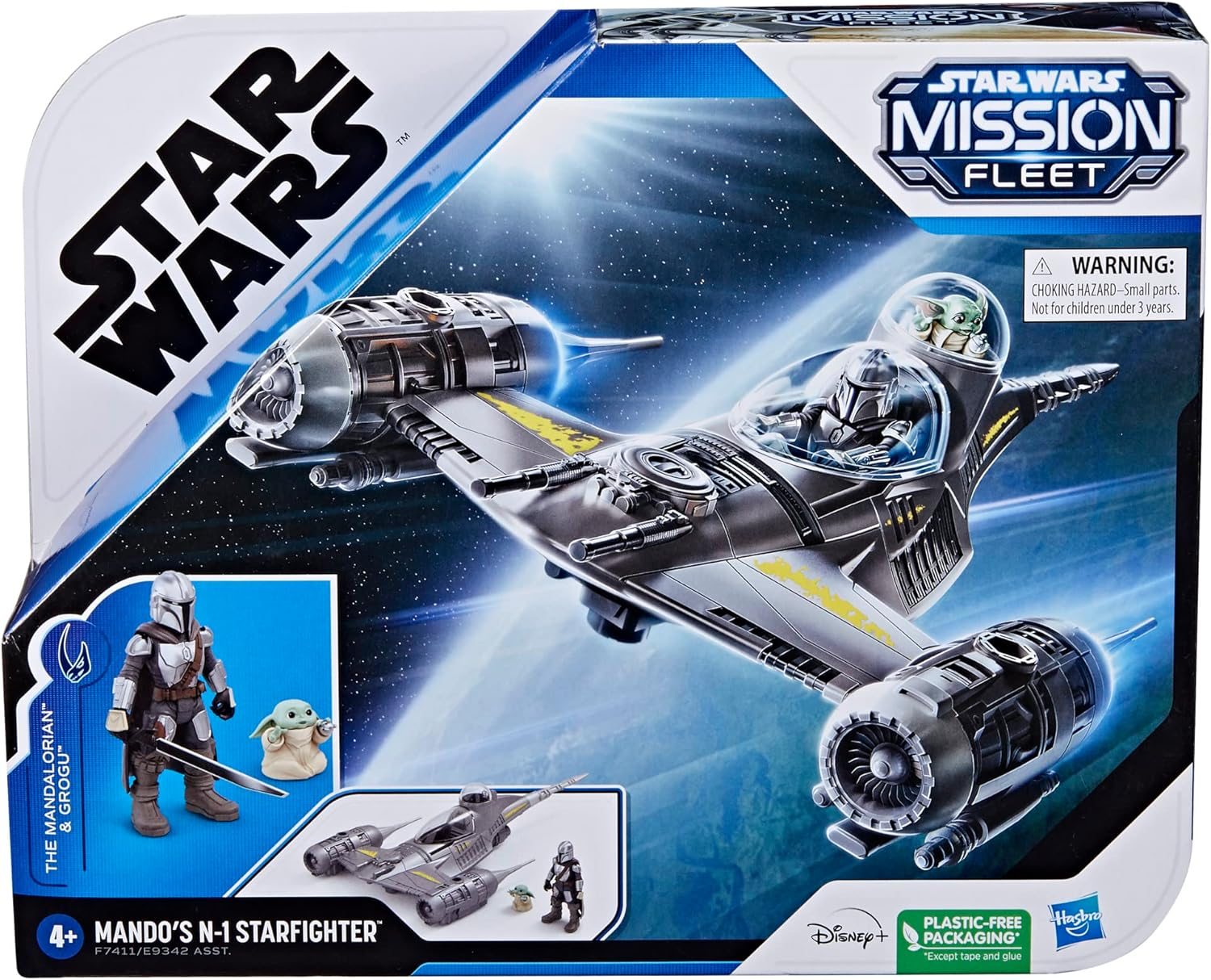 Star Wars Mission Fleet - Set 10 Personaggi Da 6 Cm Con 19 Accessori, Darth Vader, Grogu, Mandaloriano E Altri, Giocattolo Per Bambini 4+ Anni