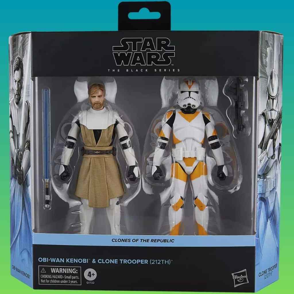 Neues Obi-Wan Kenobi & Clone Trooper (212th)-Set für die 6″ Black Series von Hasbro
