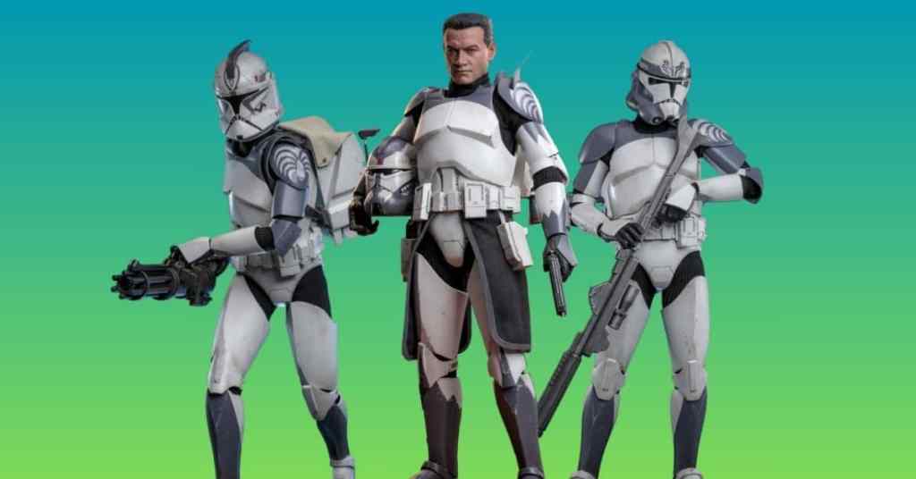 Drei neue Hot Toys 1/6th Scale Wolfpack Clone Troopers angekündigt