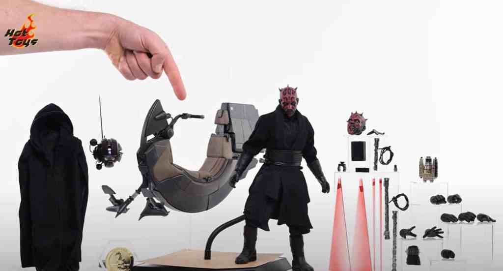 Neues Unboxing-Video: Darth Maul mit Sith Speeder von Hot Toys im First Look