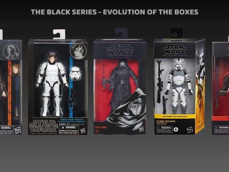 Die Evolution der Hasbro Star Wars 6″ Black Series Boxen – Von 2013 bis heute