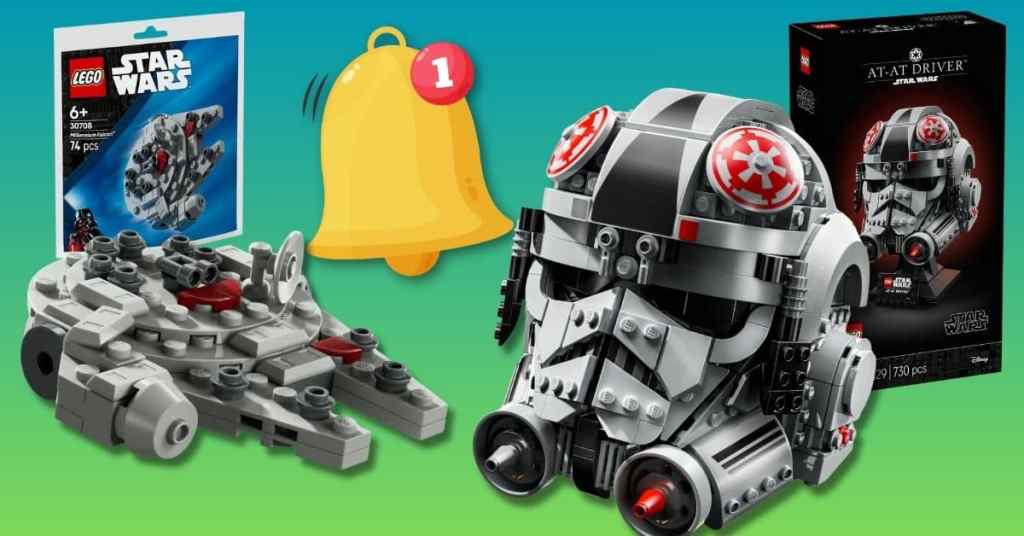 LEGO Star Wars März 2025 Neuheiten ab sofort verfügbar: AT-AT Driver Helm & Millennium Falcon