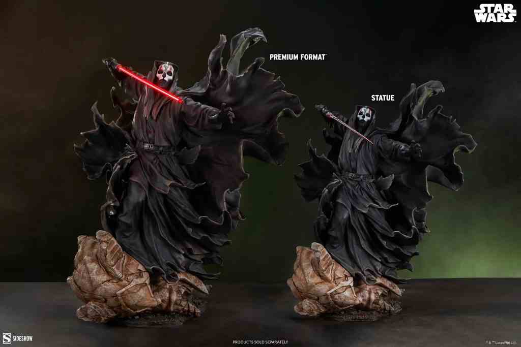 Zwei verschiedene Sideshow Darth Nihilus Statuen: Alle Infos und Bilder