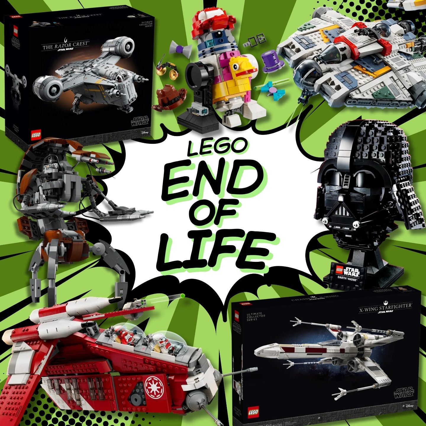 Letzte Chance: Alle „End of Life 2025“ LEGO Star Wars Sets im Überblick