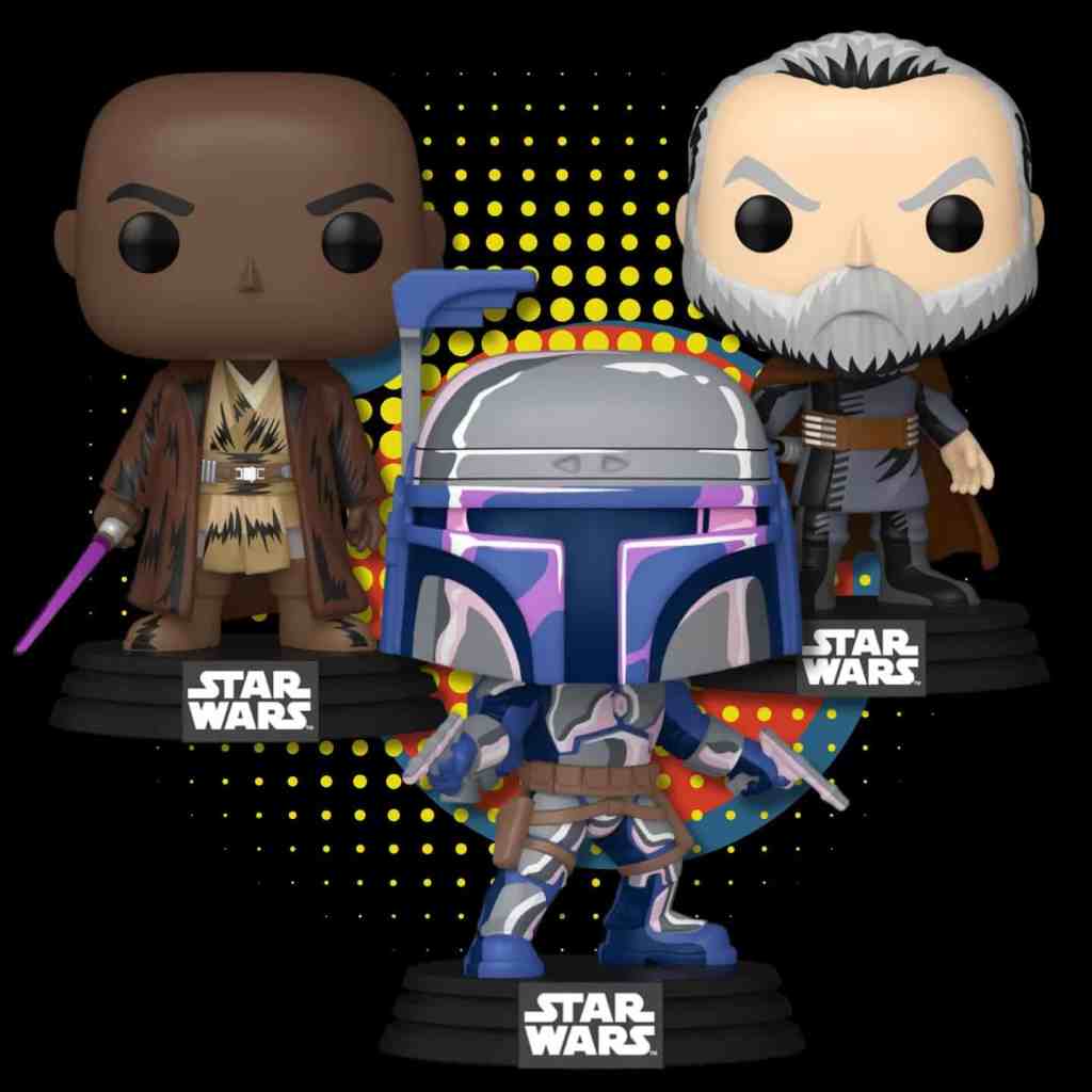 Prequel-Nachschub für die Funko POP! Retro Series: Jango Fett, Dooku und Mace Windu angekündigt