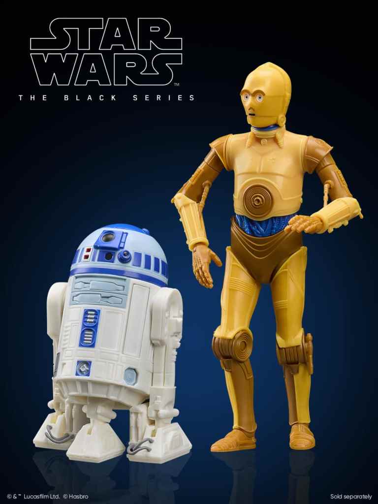 Hasbro bringt C-3PO und R2-D2 im Droids-Stil in die Black Series