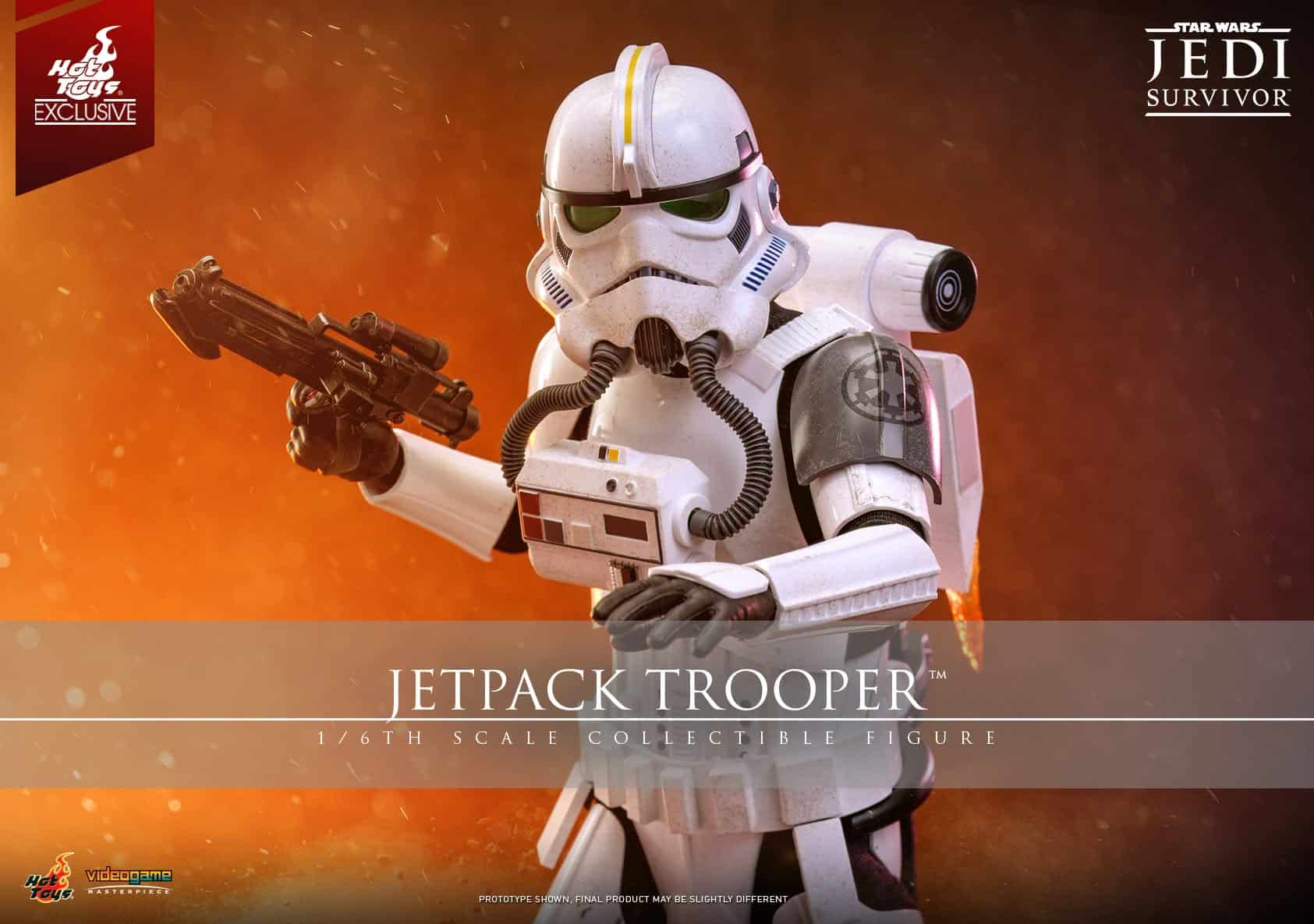 Zuwachs für die Videogame Masterpiece Series: Hot Toys‘ Jetpack Trooper aus Jedi: Survivor