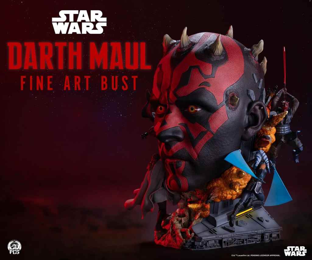 Darth Maul als lebensgroße Büste: Premium Collectibles Studio zeigt neue Fine Art Bust